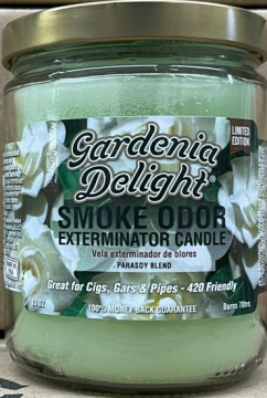 Smoke Odor Exterminator Candle Gardenia Delight 13oz